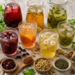 Diferentes tipos de infusiones frías