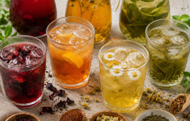Diferentes tipos de infusiones frías