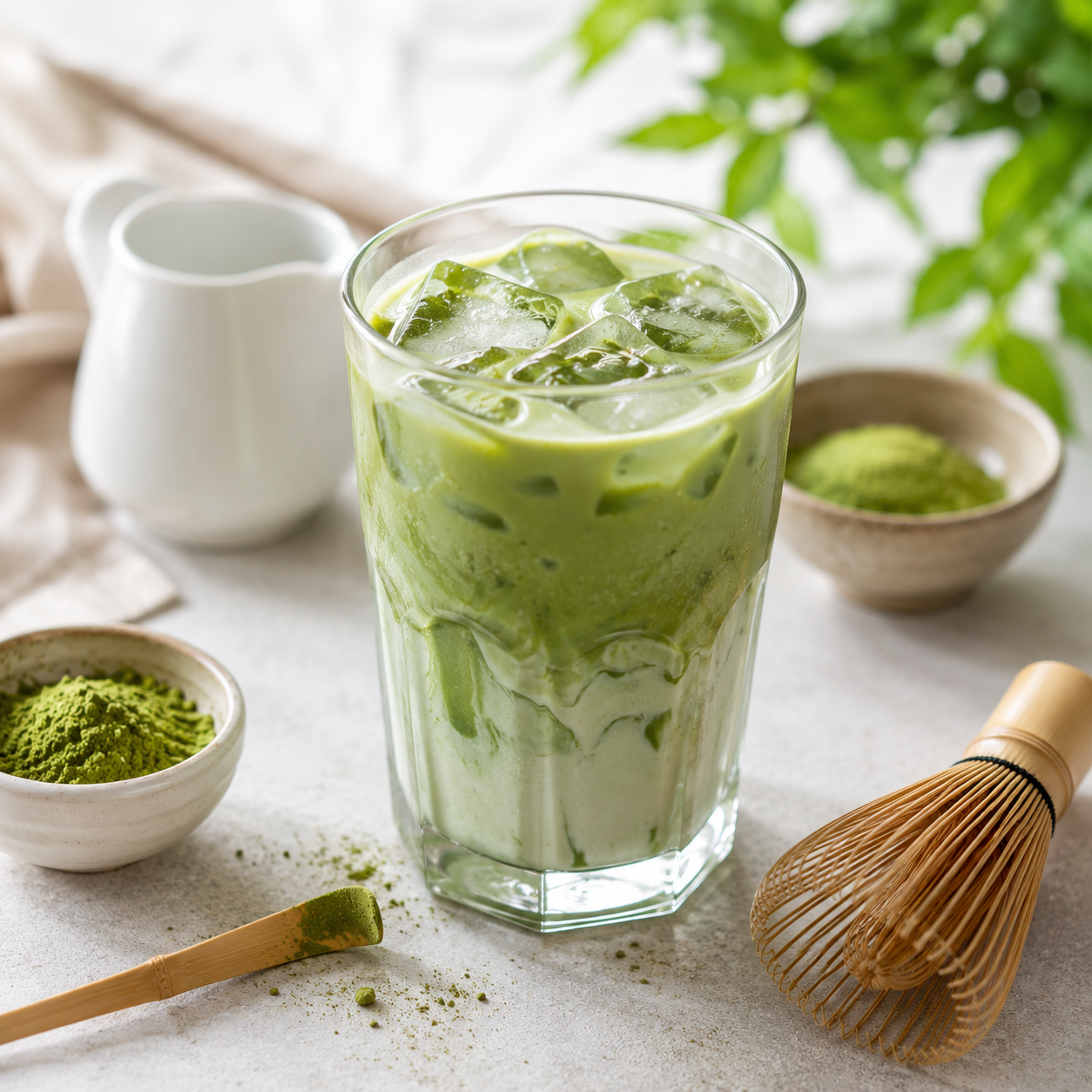 Matcha frío: cómo preparar la bebida energética más refrescante del verano