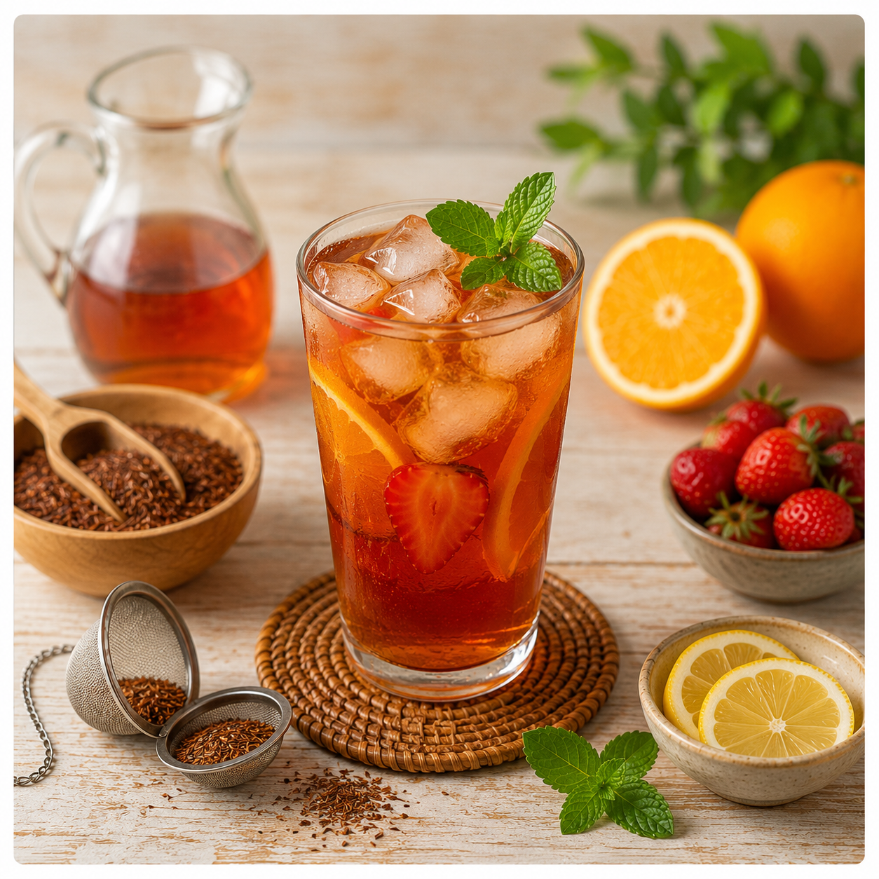 Rooibos frío: la bebida refrescante sin cafeína perfecta para el verano