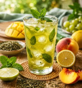 Té verde frío