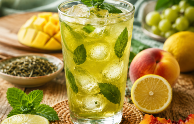 Té verde frío
