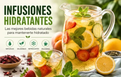 Infusiones hidratantes y saludables